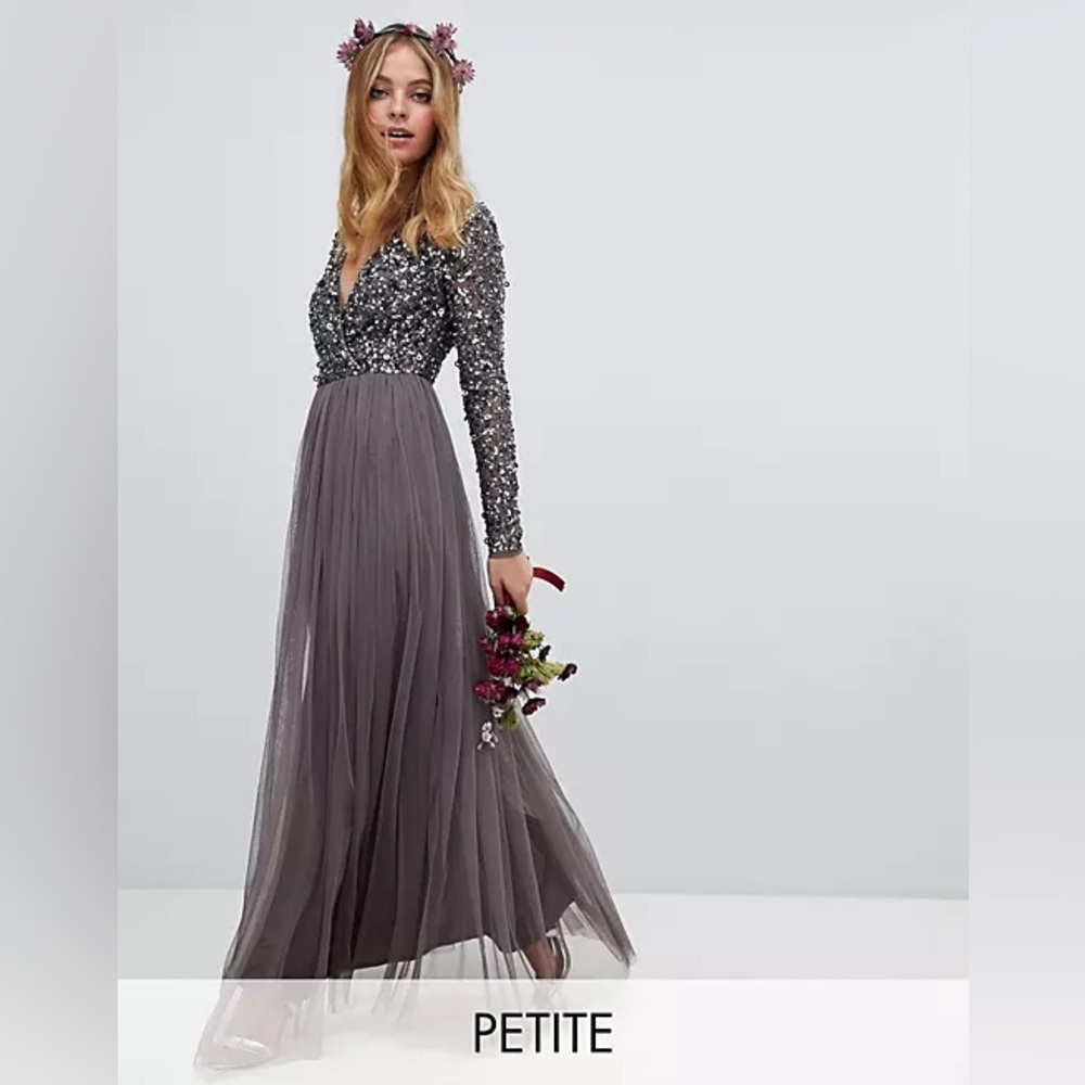 Maya petite bridesmaid dress